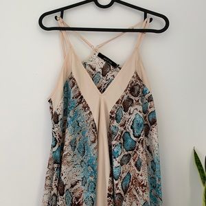 Ark & Co Snake print Maxi dress